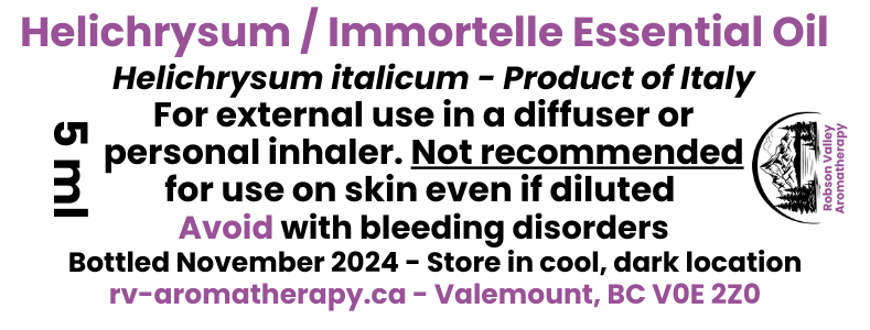 Helichrysum (Immortelle, Everlasting) Essential Oil