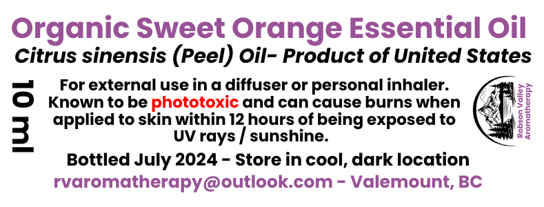 Sweet Orange, Organic Essential Oil